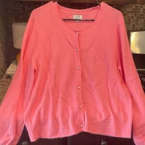 J. Crew Vibrant Pink Women's Cardigan